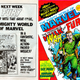 The ad on the left appeared in Fury, the ad on the right in MWOM.
